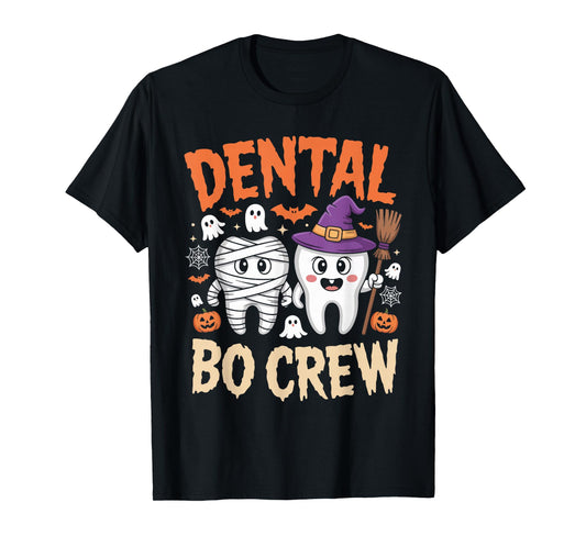 Dental Boo Crew Funny Dentist Hygienist Costume T-Shirt