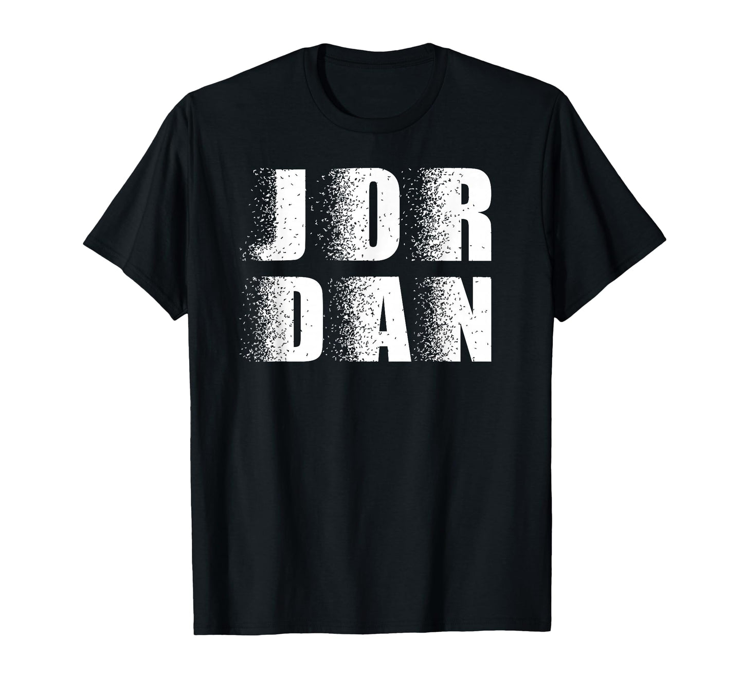 Name Jordan Distressed Design Boys Girls Named Jordan Retro T-Shirt