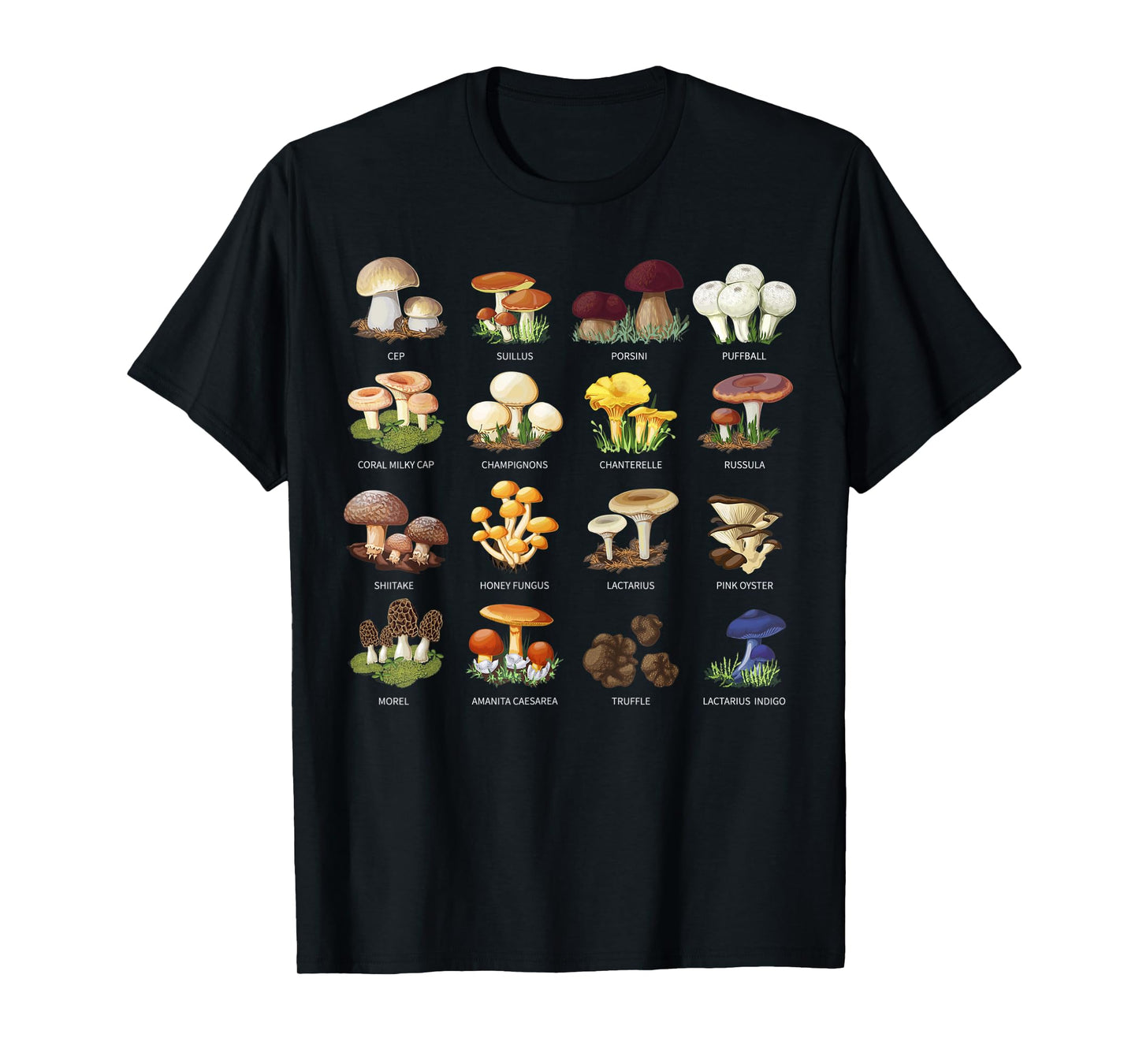Funny Mushroom Mycology Fungi Foraging Mushroom Whisperer T-Shirt