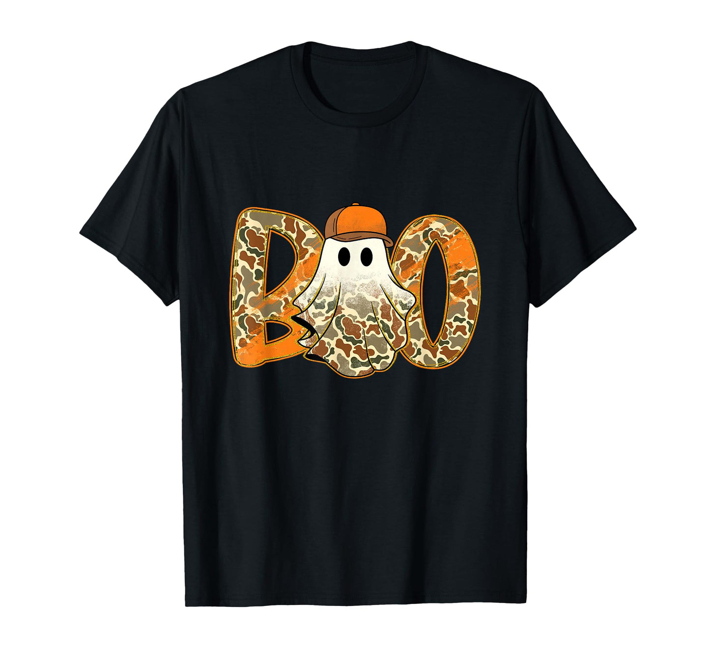 Boo Camo Ghost Halloween Hunter Ghost Hunting Lover Boys T-Shirt