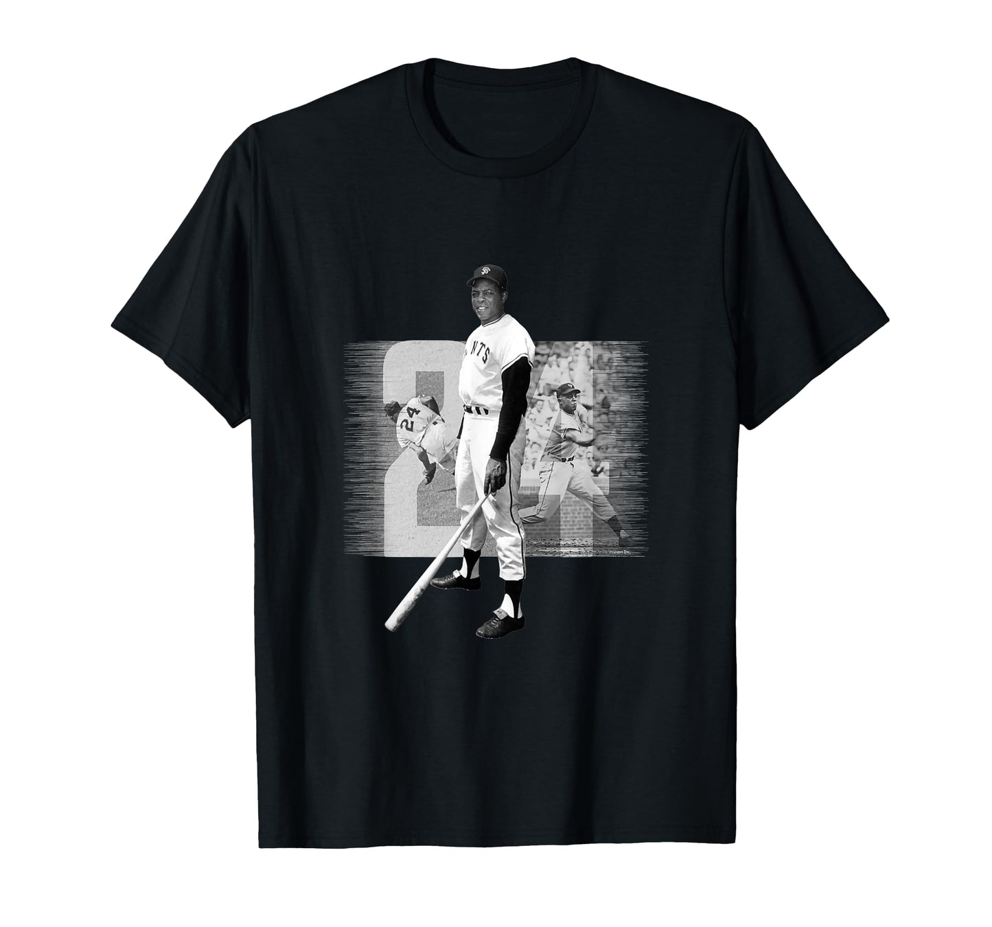 Willie Mays_Baseball_001 T-Shirt