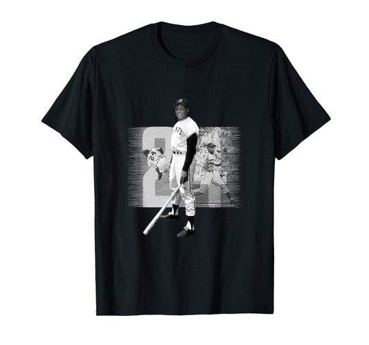 Willie Mays_Baseball_001 T-Shirt