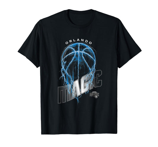 NBA Orlando Magic Lightning Bolt Basketball Logo T-Shirt