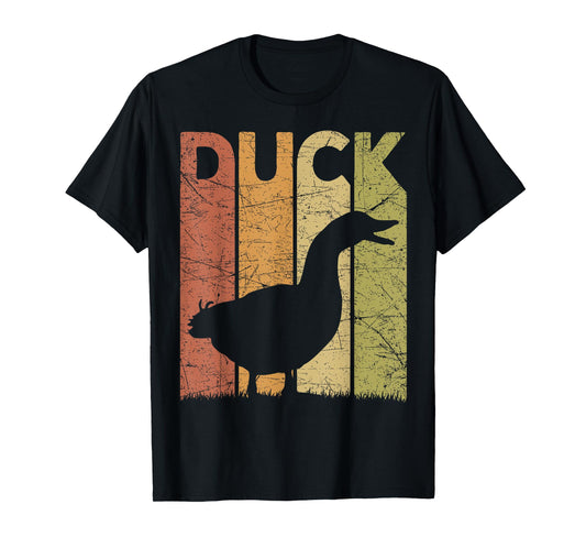 Duck Vintage Duck Farmer Retro Duck Lover T-Shirt