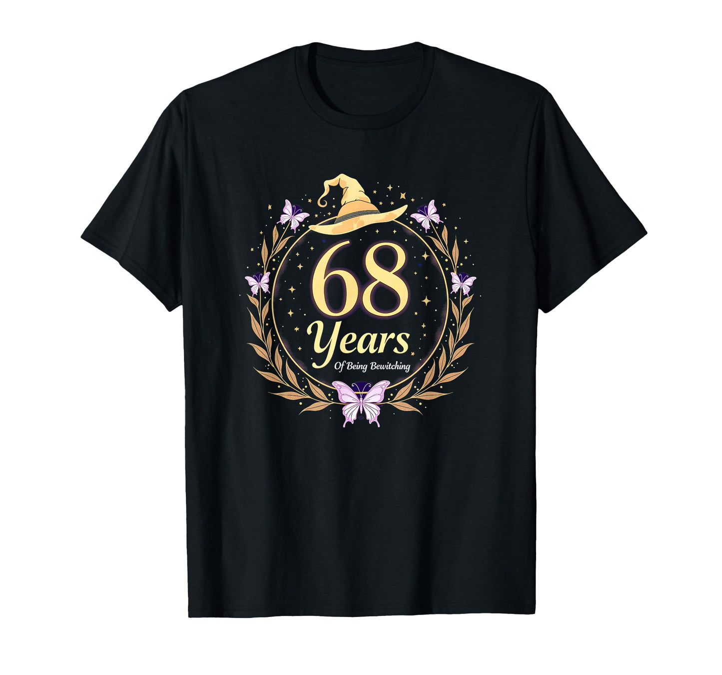 68 Years Bewitching Birthday Gift - Magical Witch Theme T-Shirt