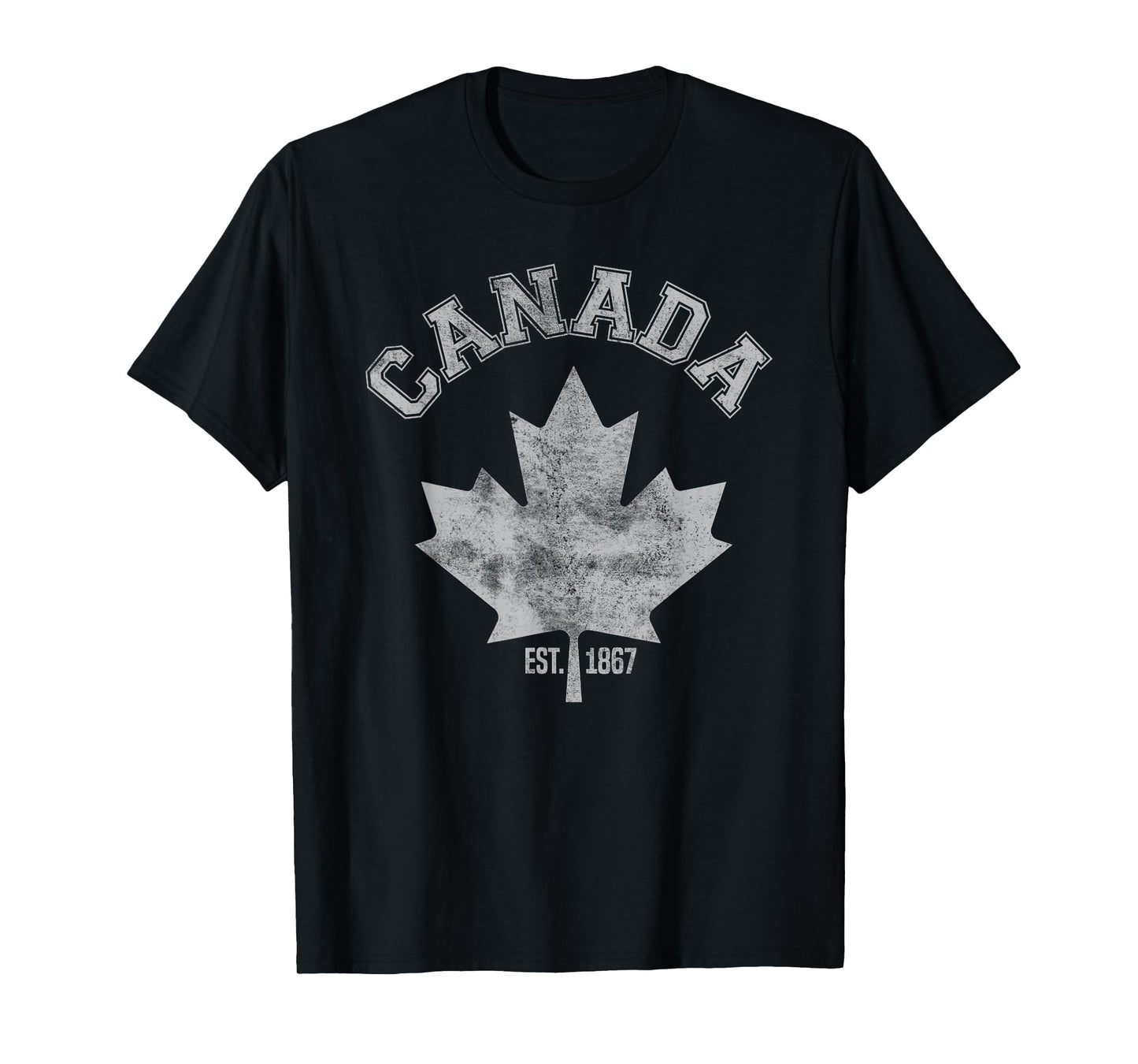 Canada EST 1867 Maple Leaf Vintage Canada flag Love T-Shirt