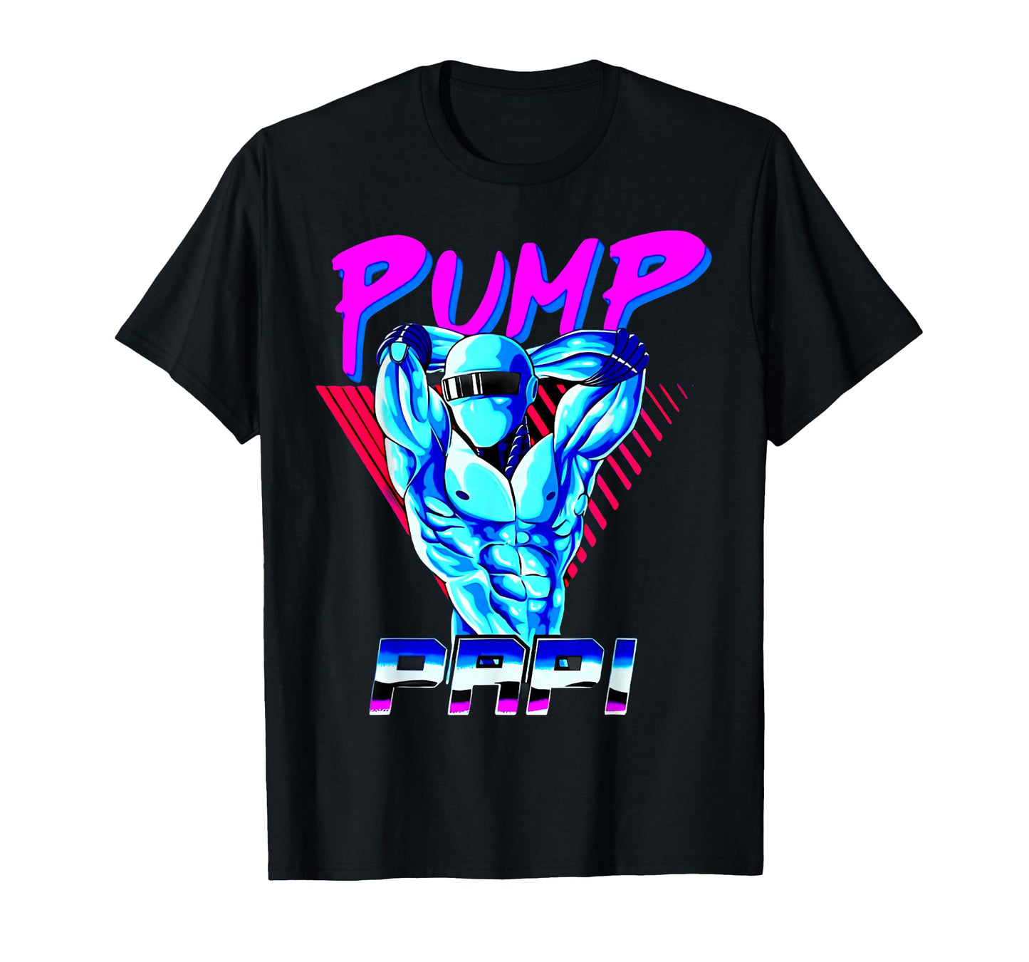 Pump Papi Powerlifting Bodybuilding Fitness Training Design T-Shirt