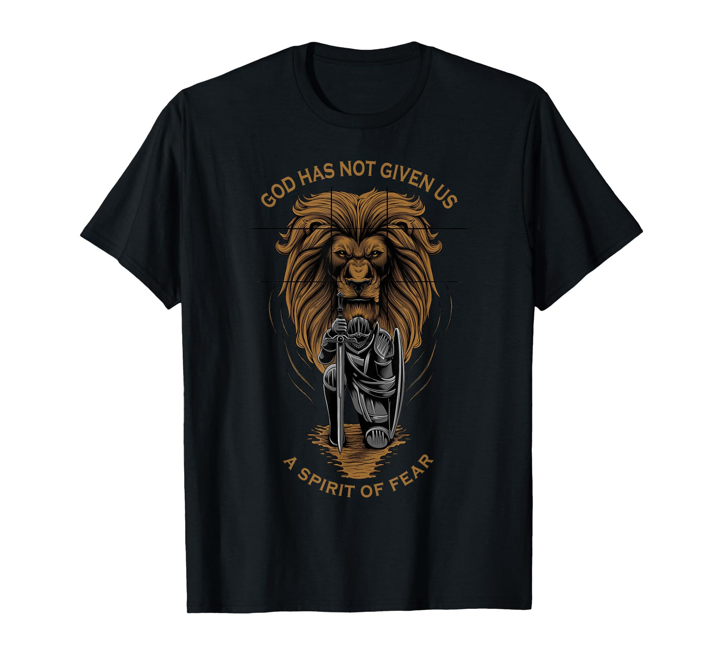 2 Timothy 1:7 Christian Faith Over Fear Religious Verse Gift T-Shirt