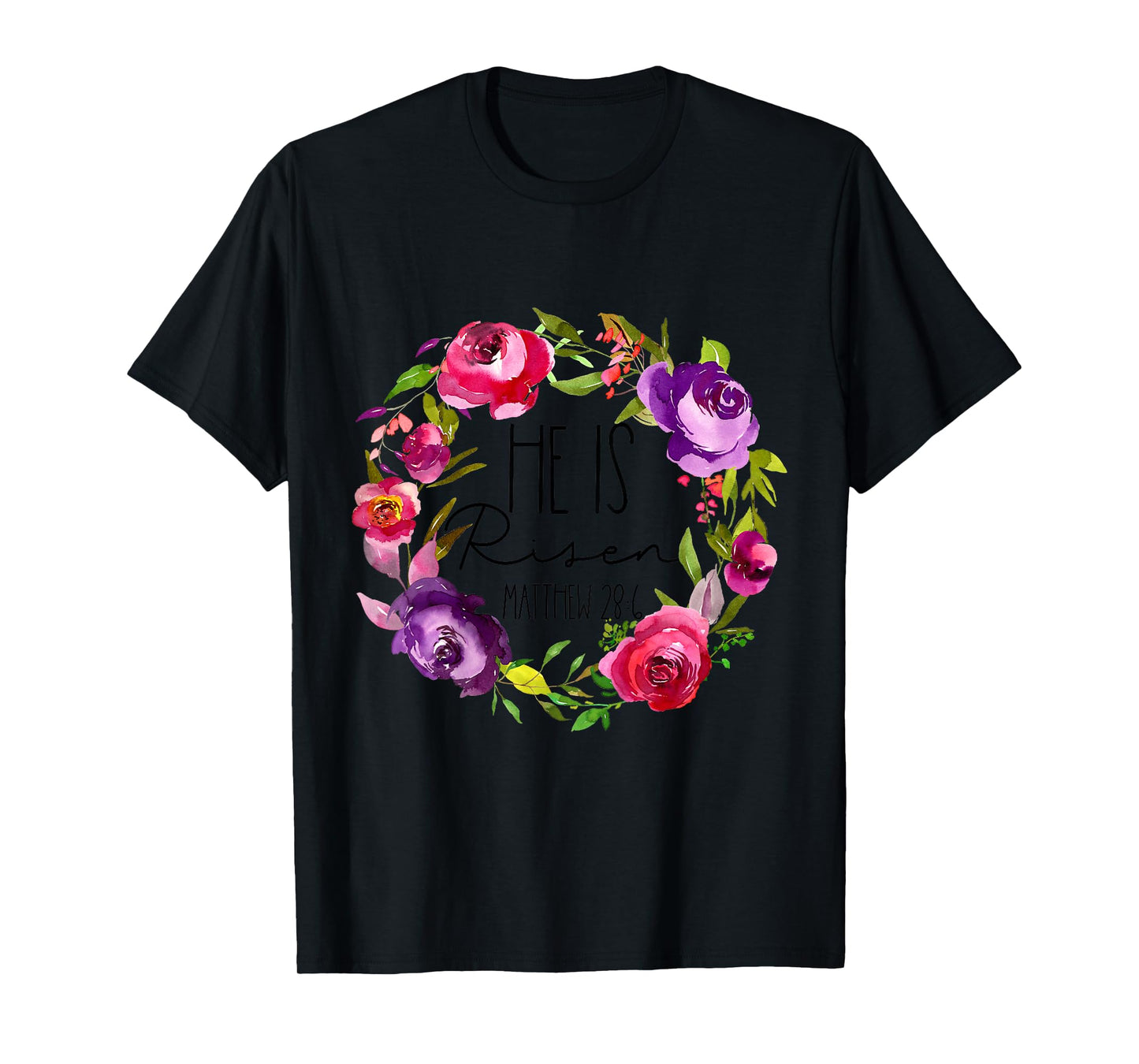 Kids Girls Easter He is Risen for Baby and Toddler Outfit Floral T-Shirt