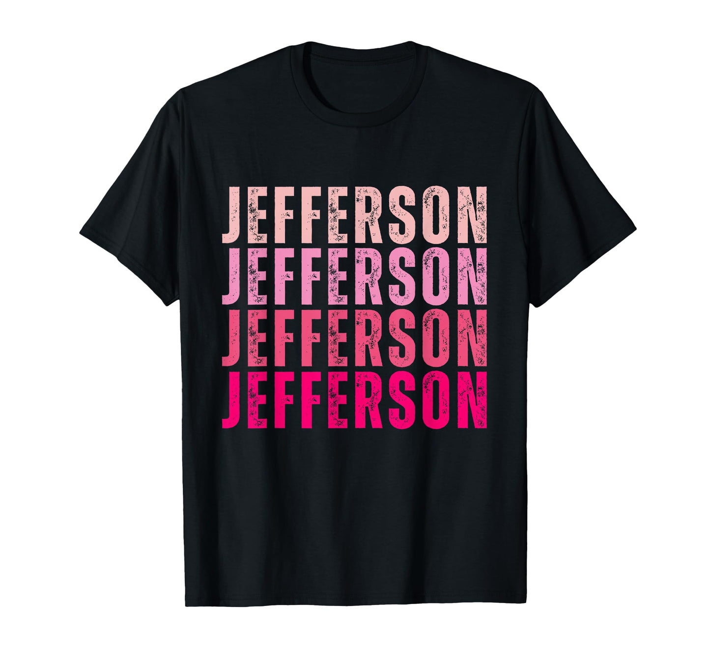 Personalized Name Jefferson I Love Jefferson Vintage T-Shirt
