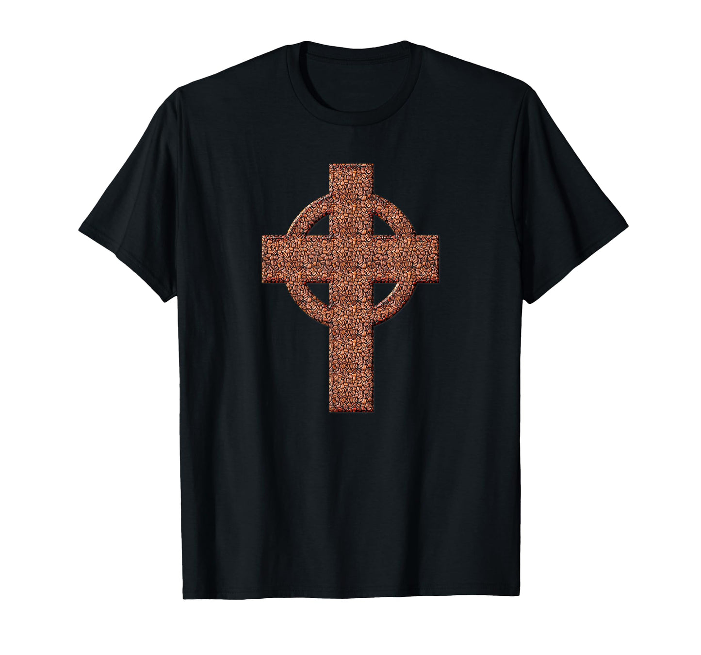 Christian Cross Coffee Beans T-Shirt
