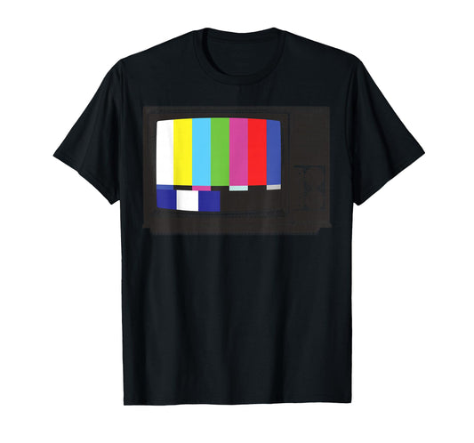 No Signal 70s 80s Television Screen Retro Vintage Funny TV T-Shirt