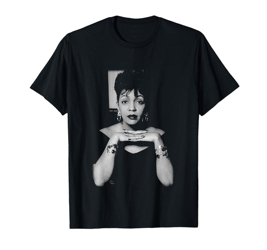 Singer Anita Baker B&W By Stephen Wright T-Shirt