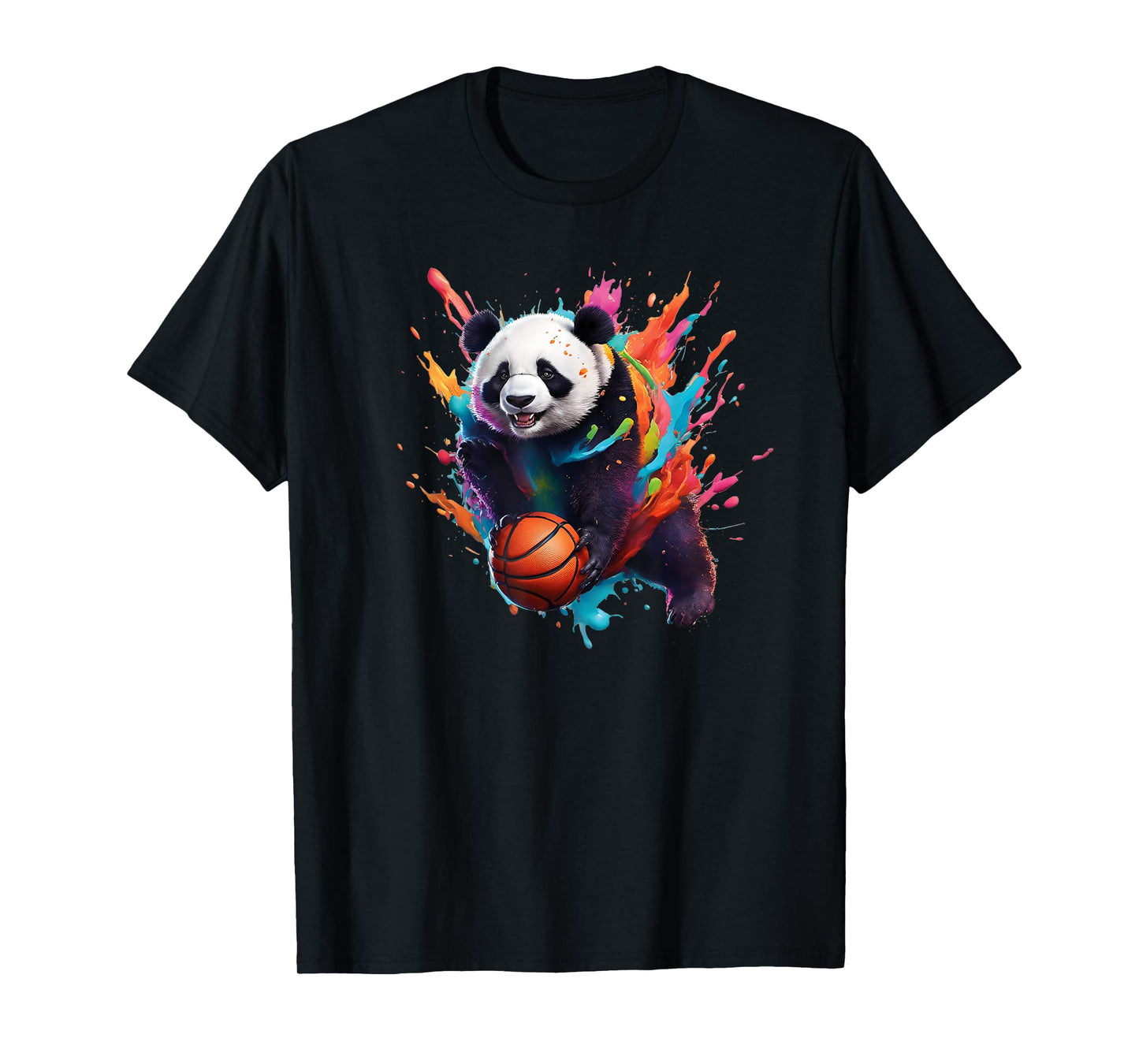 Basketball Panda Slam Dunk T-Shirt