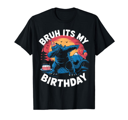 Kaiju Birthday Party Japan Monster Bday Dinosuar Decorations T-Shirt