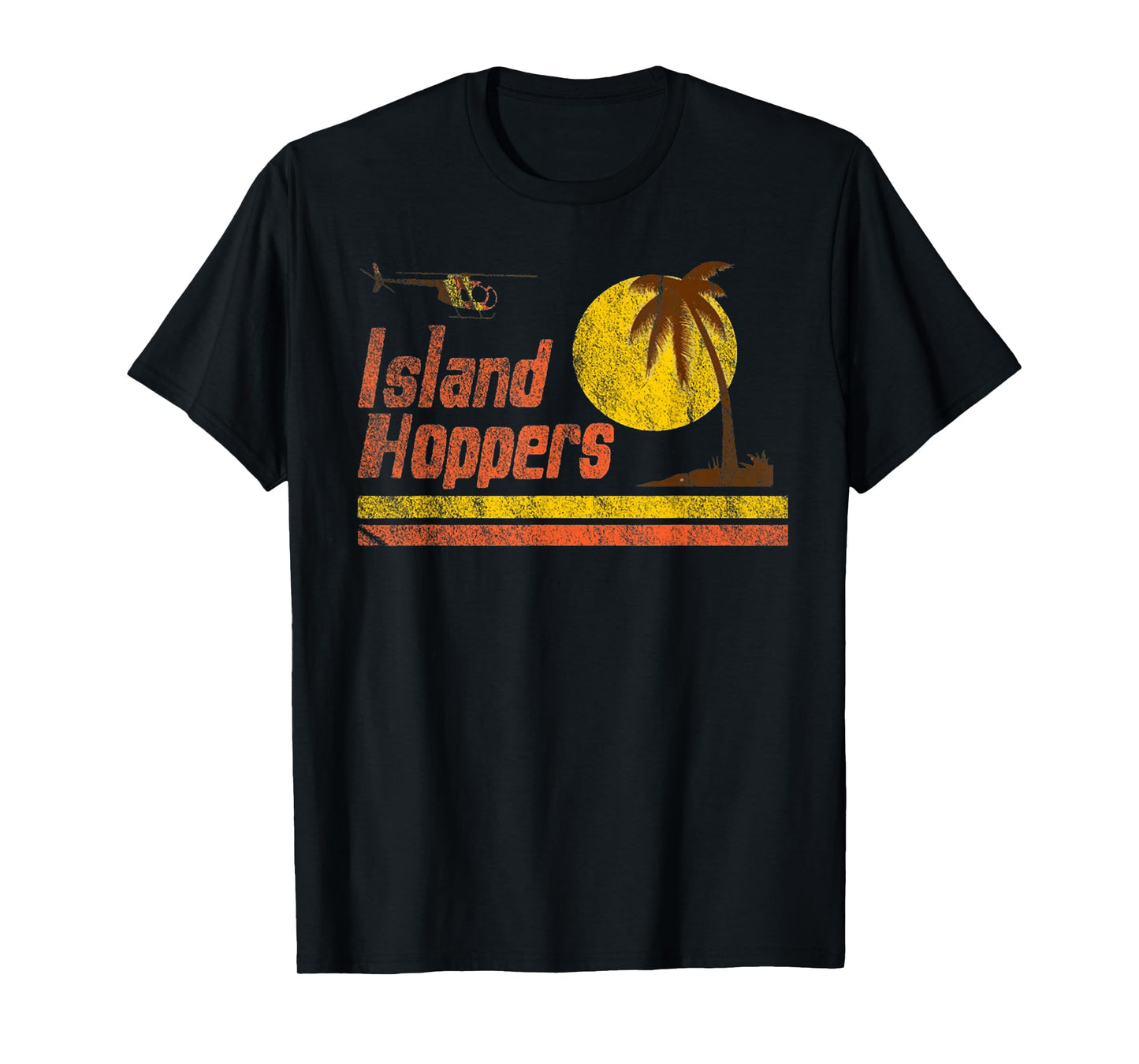 Magnum Island Retro Hoppers Sunset In PI T-Shirt