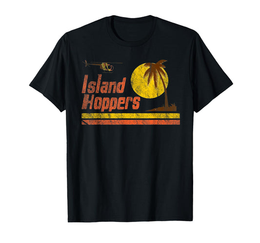Magnum Island Retro Hoppers Sunset In PI T-Shirt