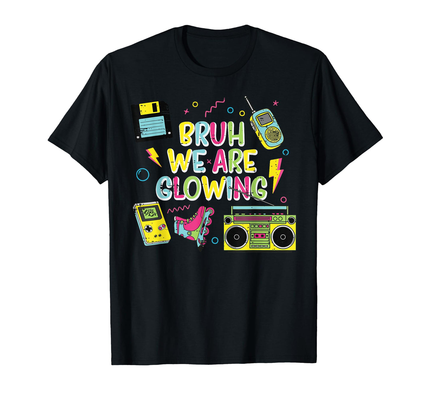 Bruh We are Retro 70s 80s 90s Meme Men Women Kids T-Shirt