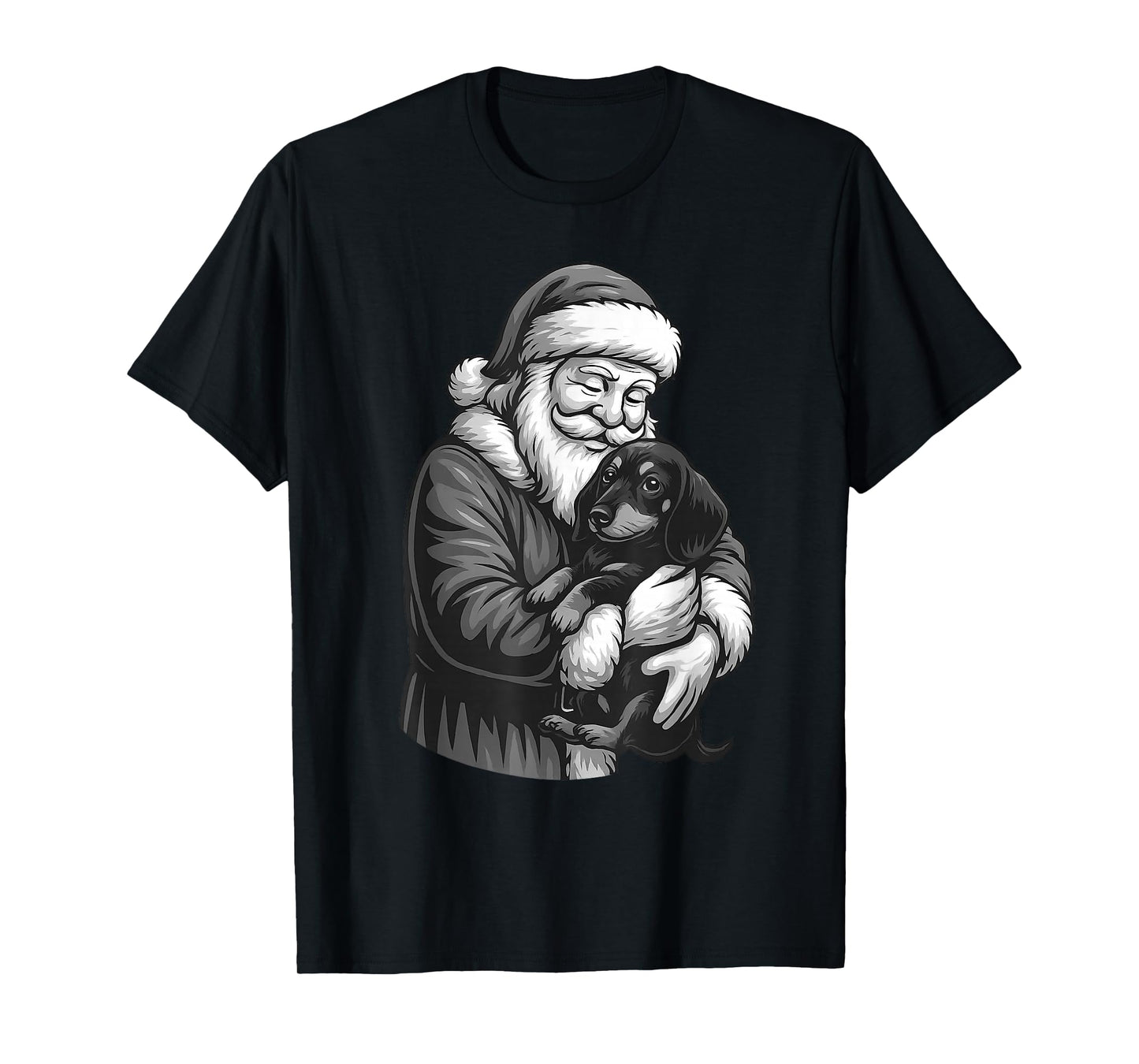 Dachshund Santa Claus Christmas Dog Lover T-Shirt