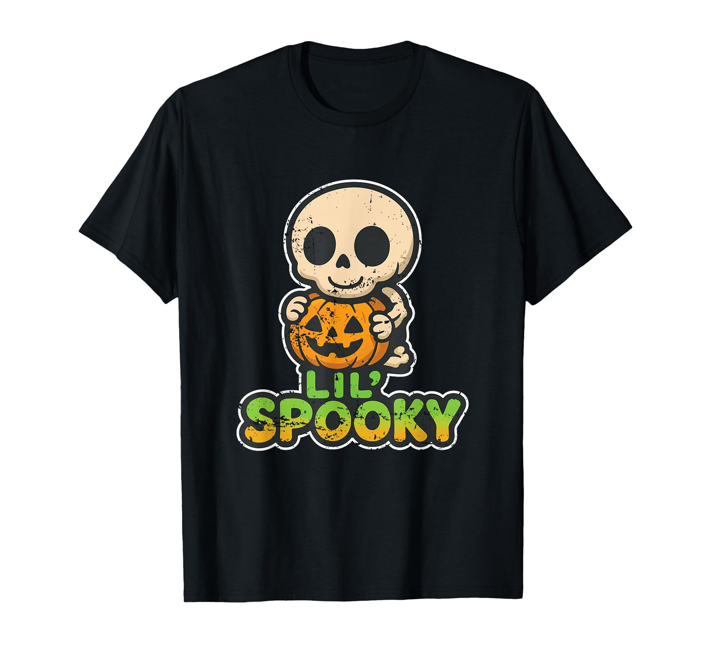 Lil Spooky Skeleton Pumpkin T-Shirt