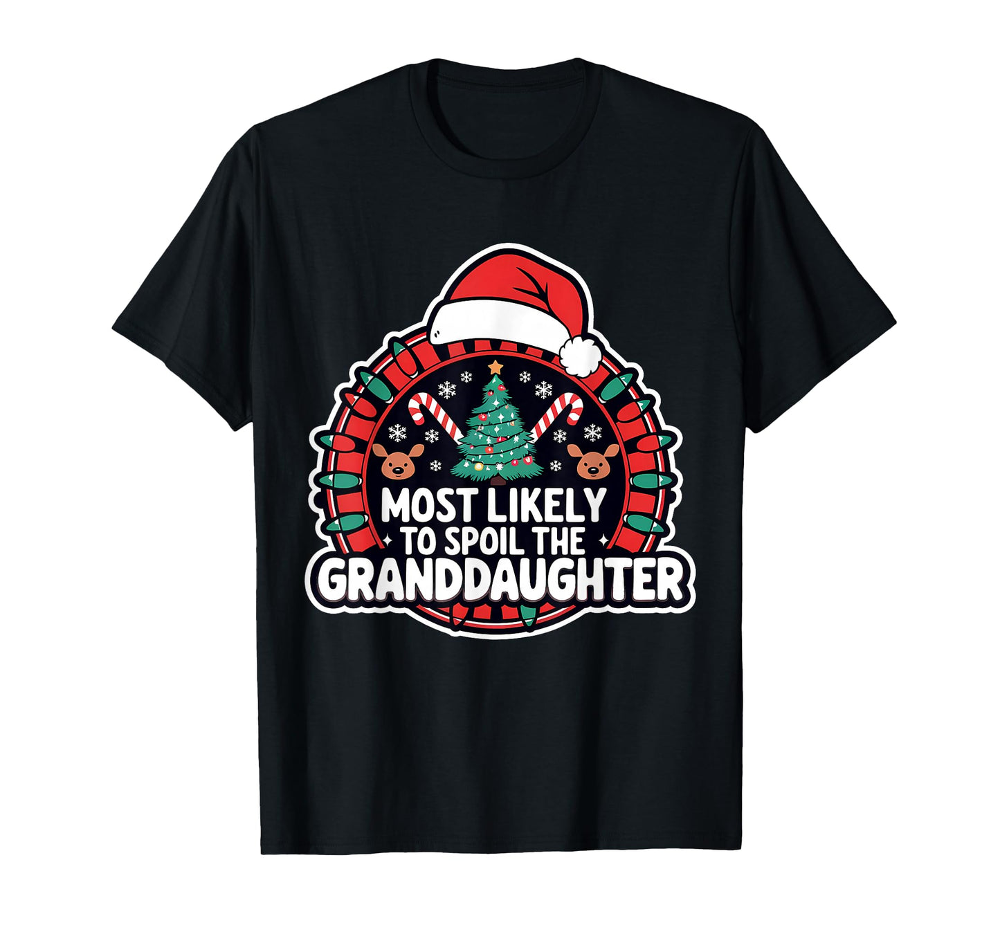 Most Likely to Spoil The Grandchildren Christmas Party T-Shirt