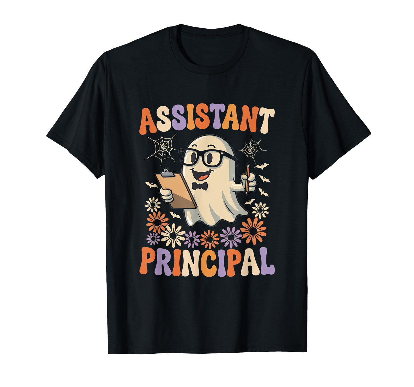 Funny Assistant Principal Halloween School Worker Assistant T-Shirt