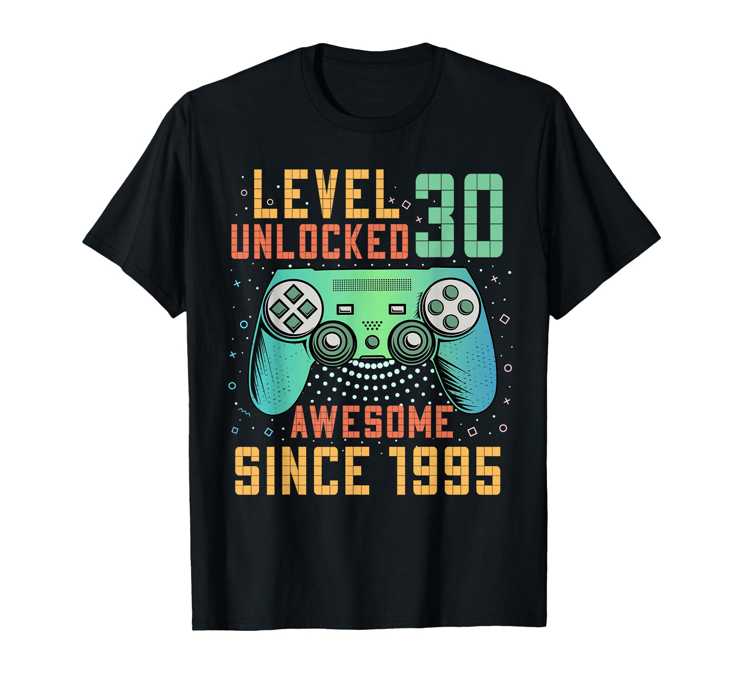 Level 30 Unlocked 30th Birthday 30 Year Old Man Gifts Gaming T-Shirt