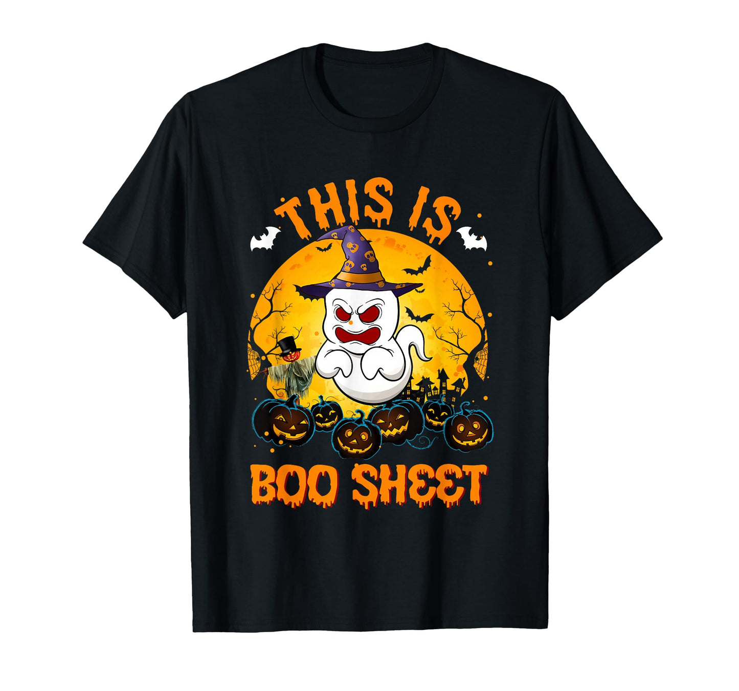 This is Some Boo Sheet Ghost Funny Halloween Men Women T-Shirt