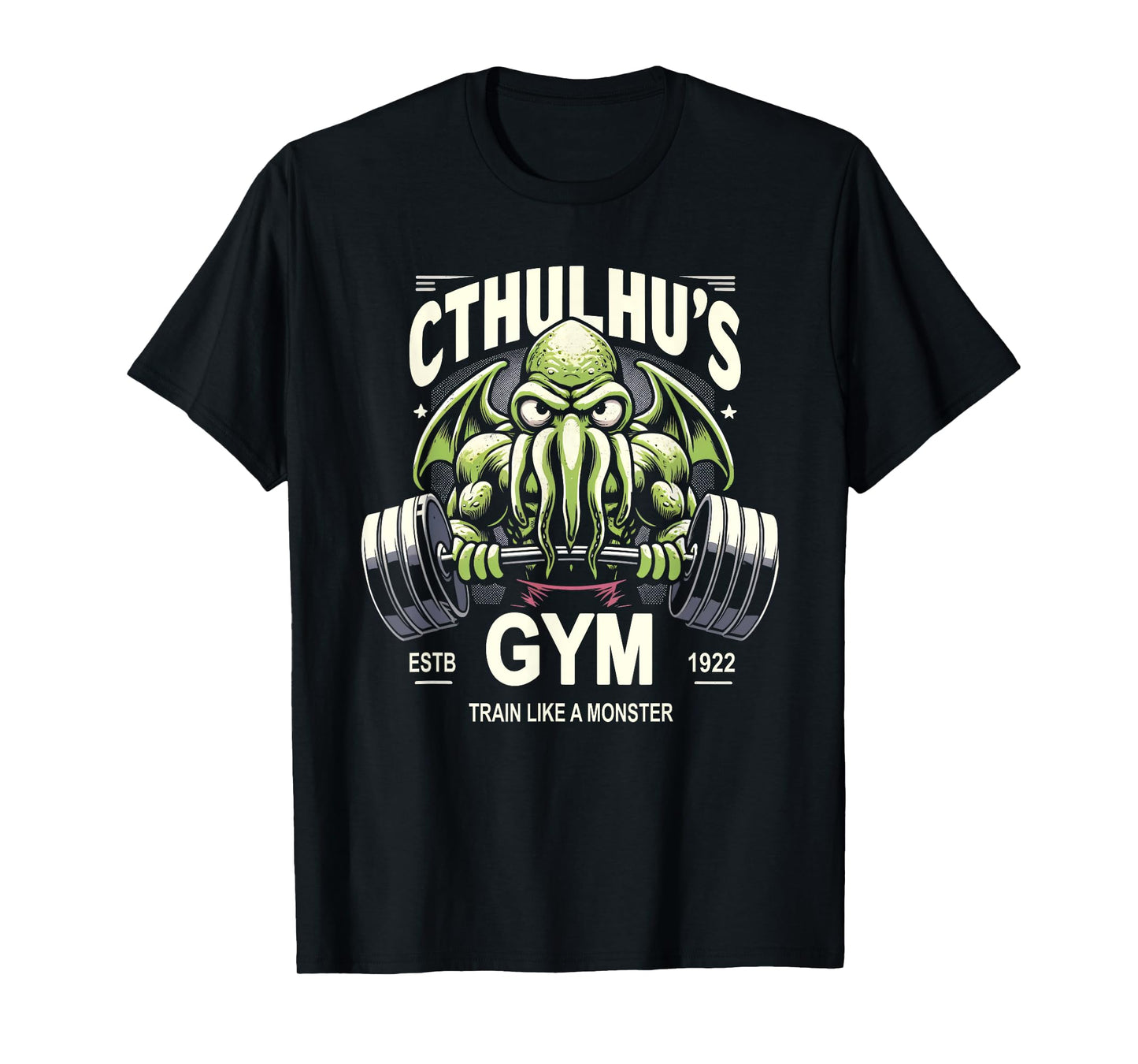 Cthulhu Gym Workout Shirt for Fitness Fans - Funny Cthulhu T-Shirt