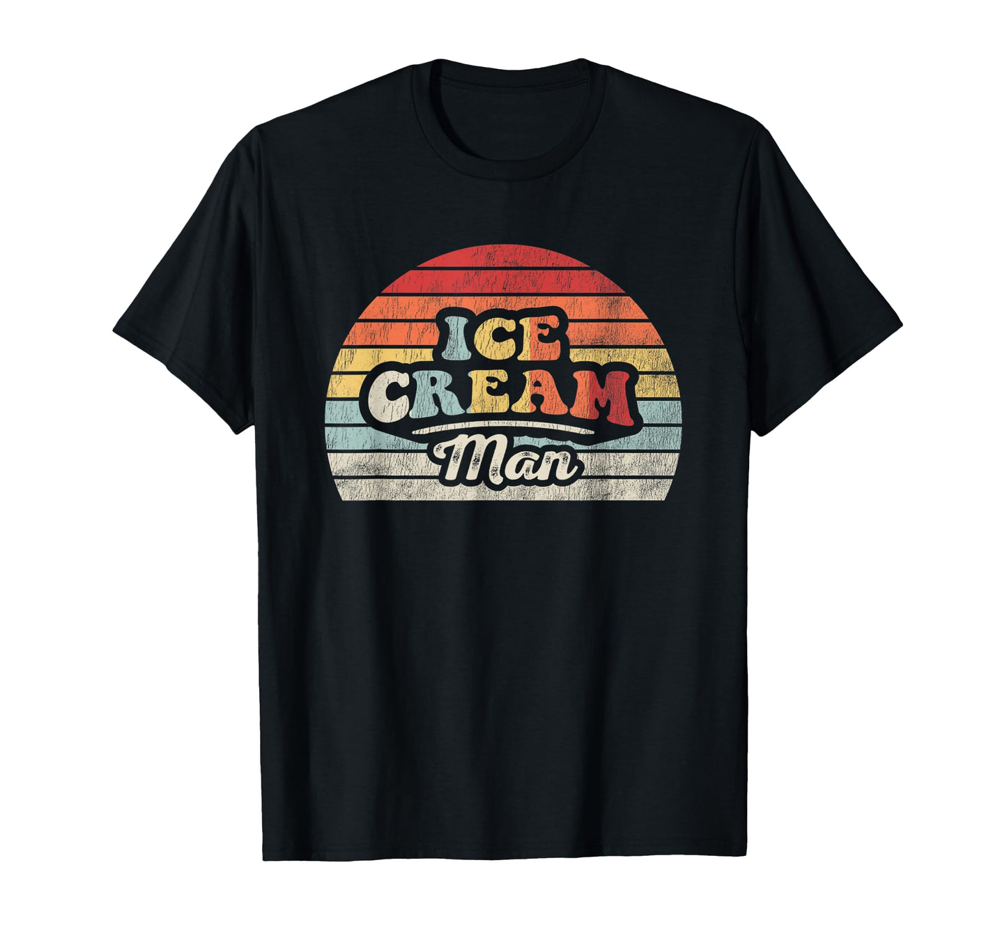 Vintage Ice Cream Man Delight T-Shirt