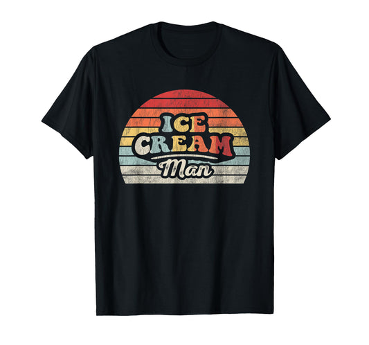 Vintage Ice Cream Man Delight T-Shirt
