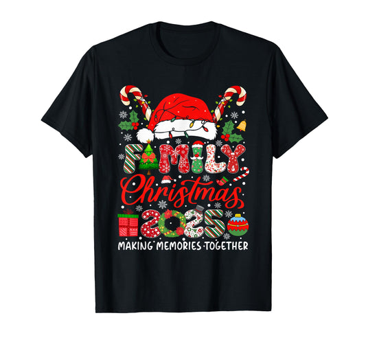 Family Christmas 2025 Matching Outfit Xmas Squad Santa T-Shirt