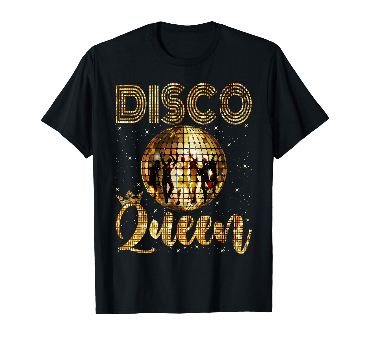 Disco Queen - 70's Disco Themed Vintage Seventies Costume T-Shirt