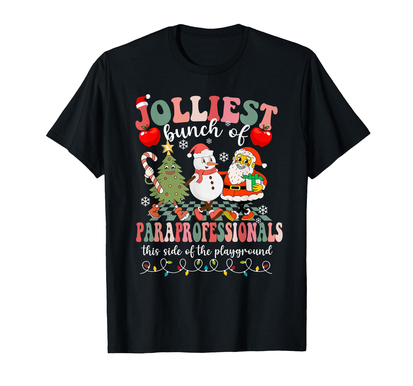 Jolliest Bunch of Paras This Side of The Playground Xmas T-Shirt