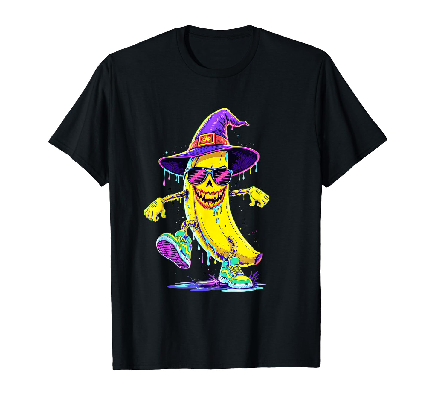 Cool Witch Halloween Costume Funny Scary Banana T-Shirt