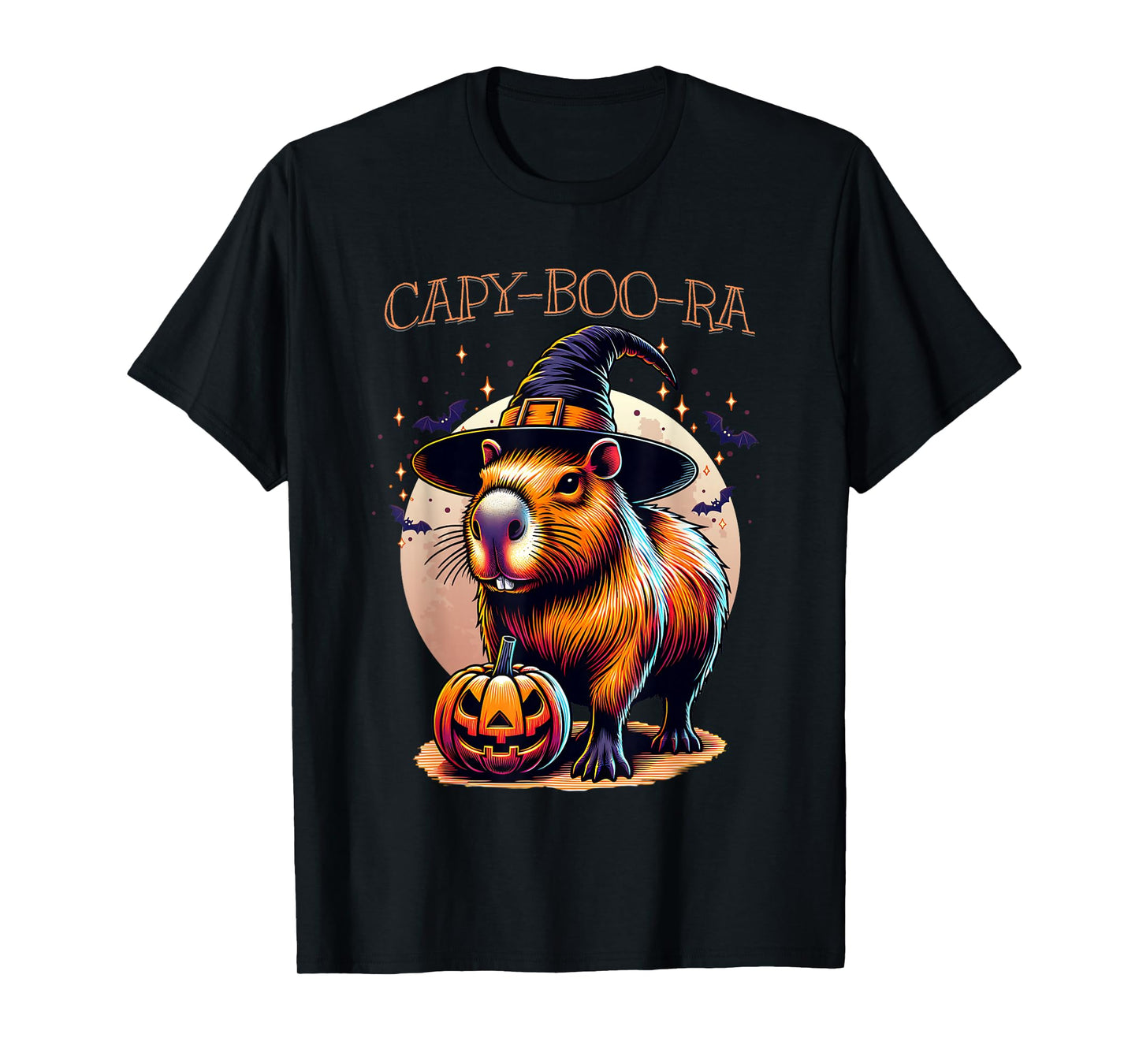 Capy-Boo-Ra Capybara Witch Halloween T-Shirt