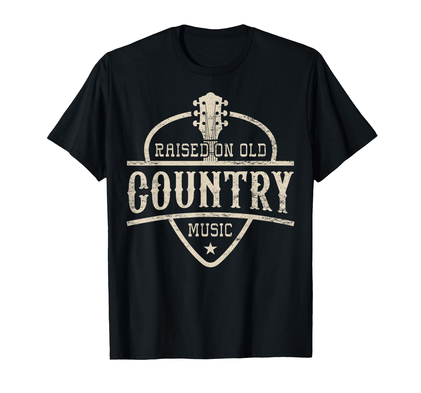 Raised On Old Country Music 80s 90s Vintage Southern Music T-Shirt