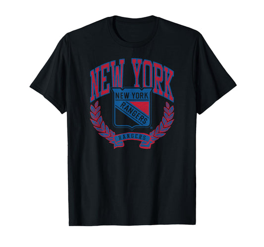 New York Rangers Vintage Victory White Officially Licensed T-Shirt