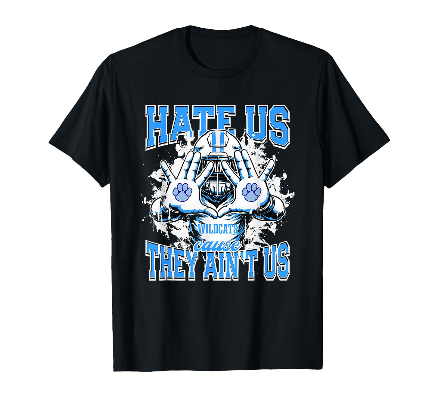 Camden County Wildcats Logo Hate Us Cause They Ain't HS T-Shirt