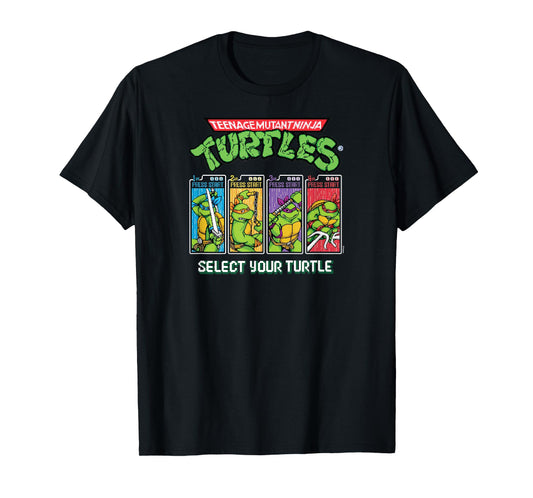 Teenage Mutant Ninja Turtles - Select Your Turtle Video Game T-Shirt