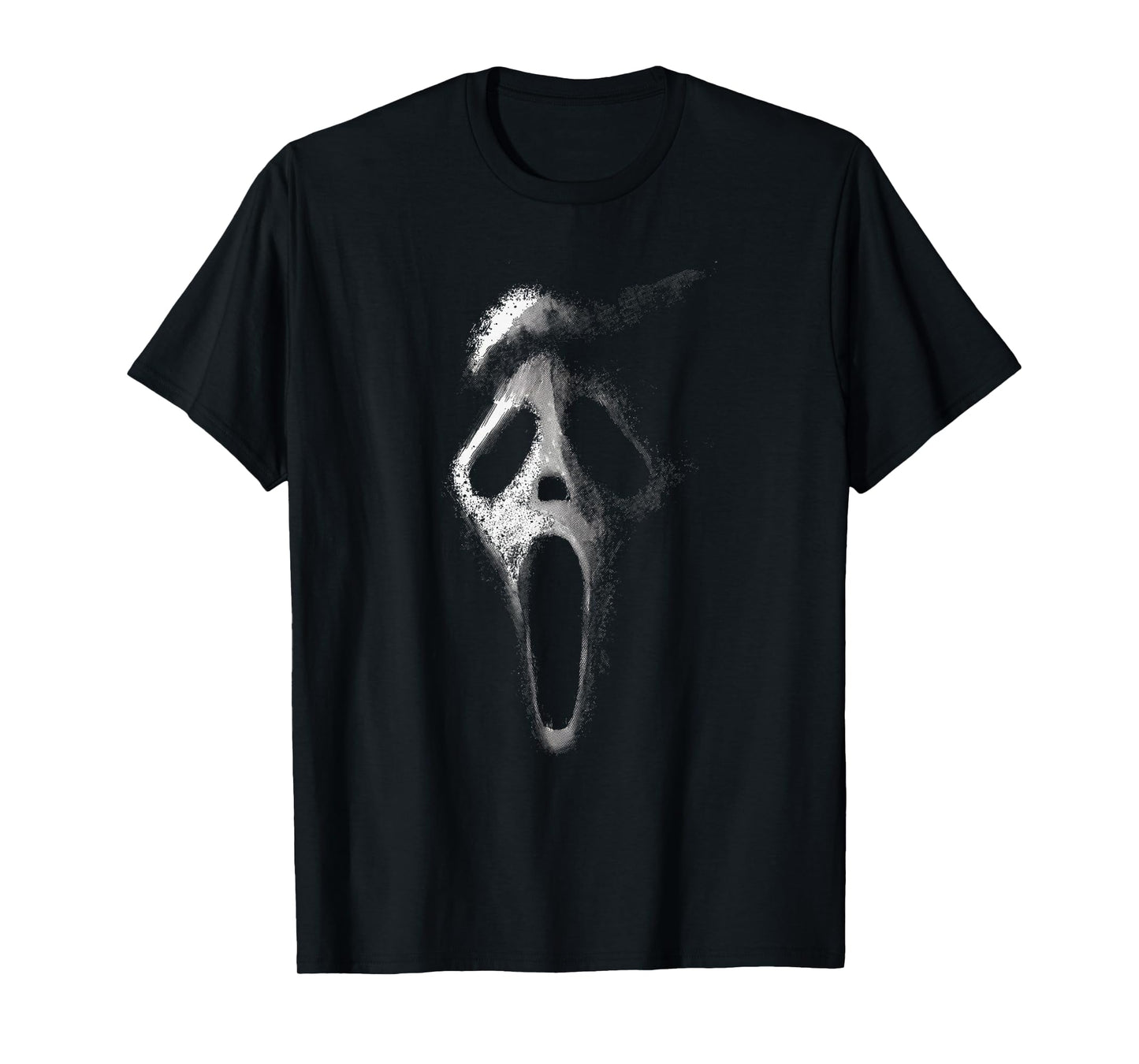 Vintage 90s Faded Ghost Halloween Spooky Y2k Screaming Ghost T-Shirt
