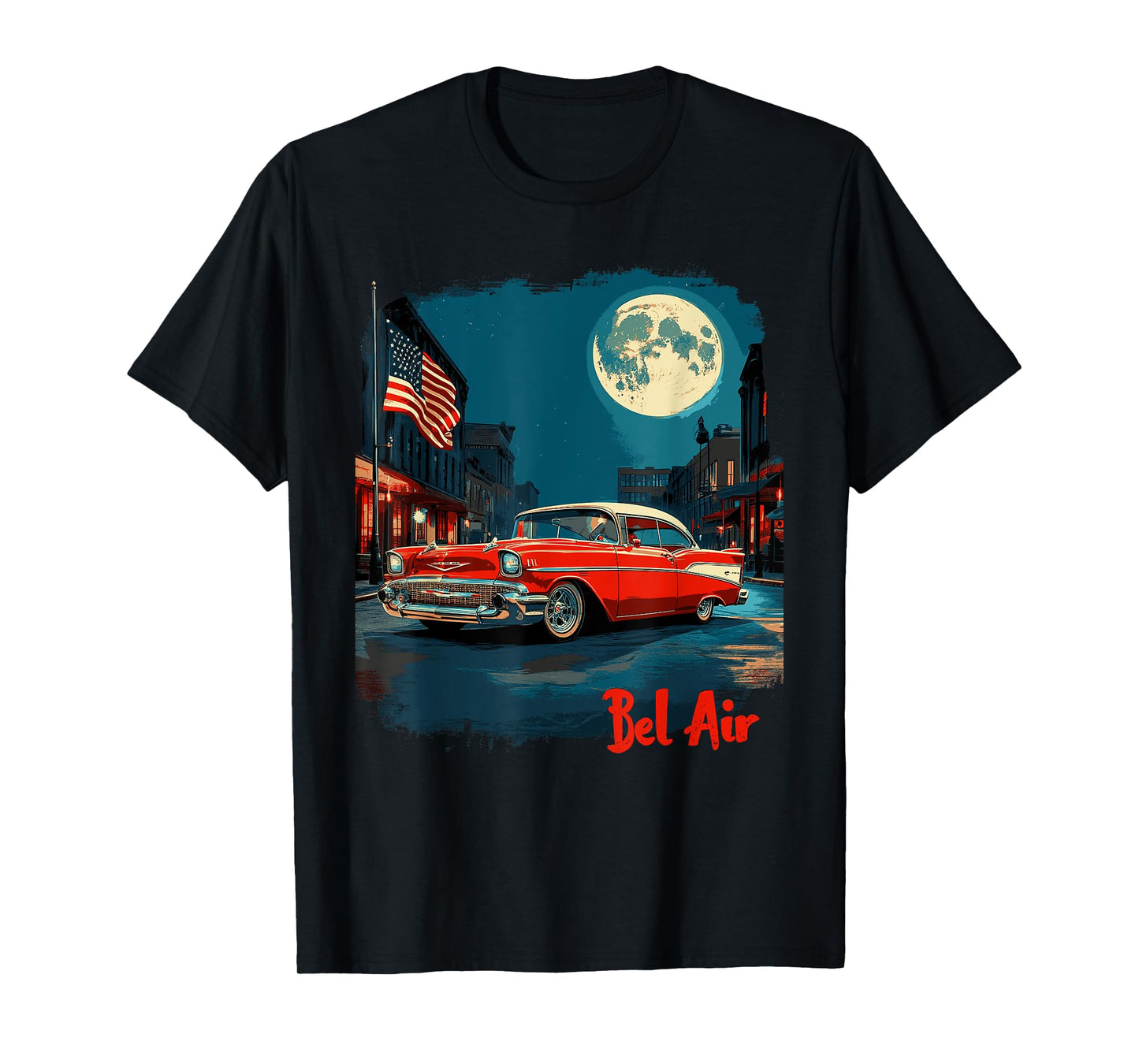 Vintage 1957 Bel Air Classic car Old School Hot Rod Bel Air T-Shirt