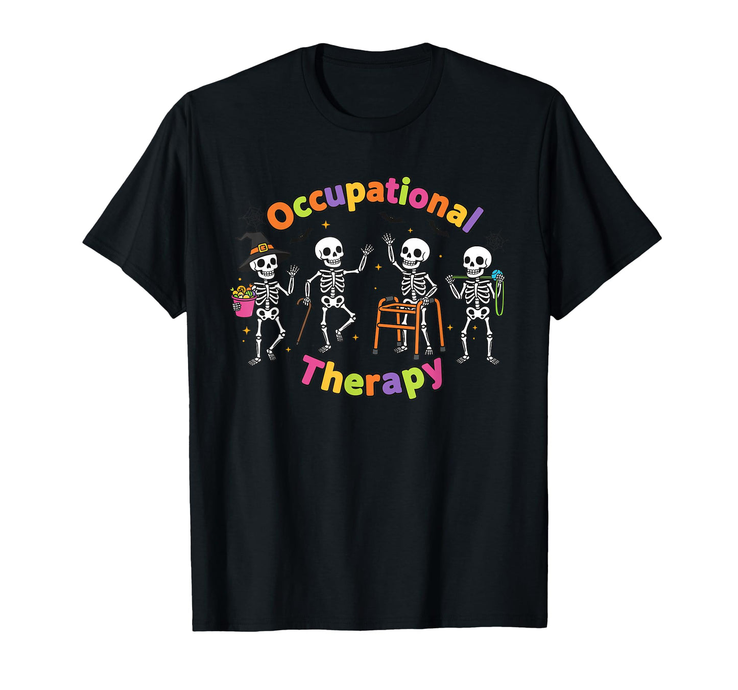 Occupational Therapy Halloween Skeletons OT Squad T-Shirt