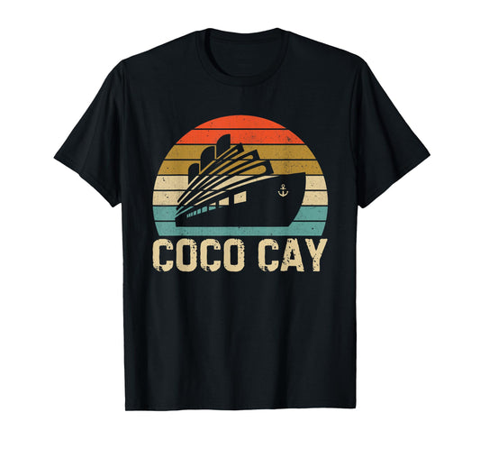 Coco Cay Bahamas Vintage Retro Souvenirs T-Shirt