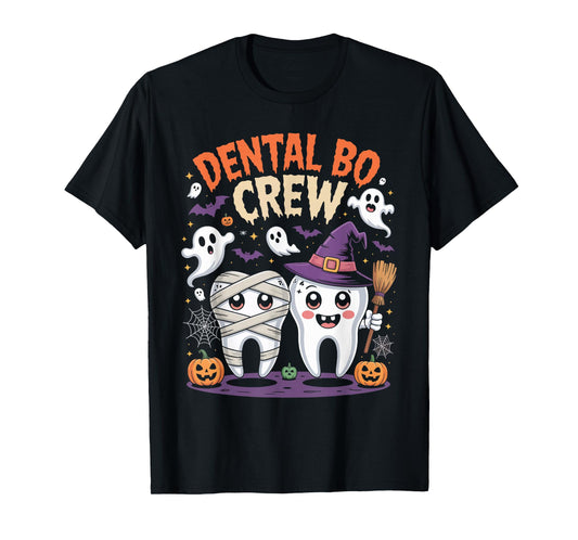 Dental Boo Crew Funny Dentist Hygienist Costume T-Shirt