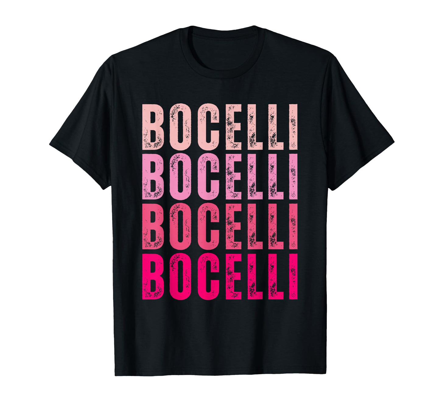 Bocelli Personalized Name I Love Bocelli Vintage T-Shirt