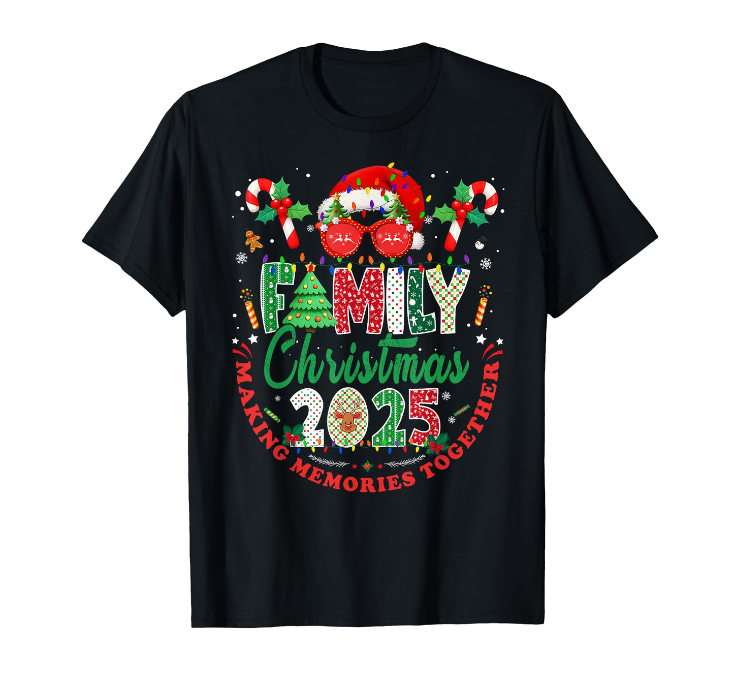 Family Christmas 2025 Matching Outfit Xmas Men Women Kids T-Shirt