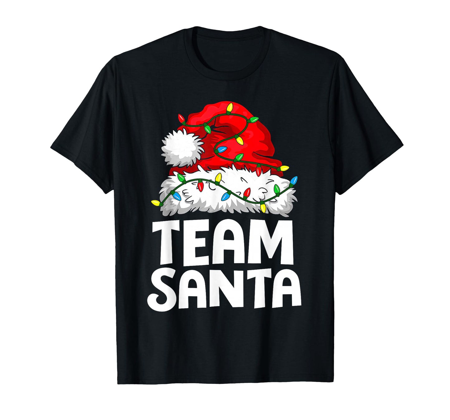 Team Santa Claus Christmas Family Matching Xmas Pajamas T-Shirt