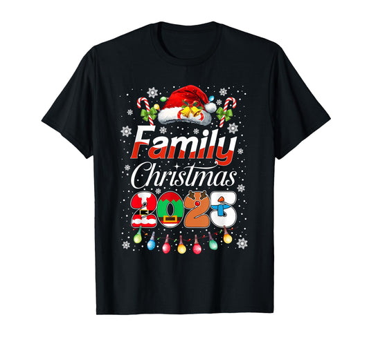 Family Christmas 2025 Matching Outfit Xmas Men Women Kids T-Shirt