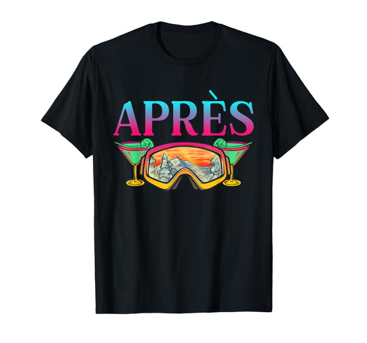 Ski 90s 80s Skiing Outfit Après Retro Skiing T-Shirt